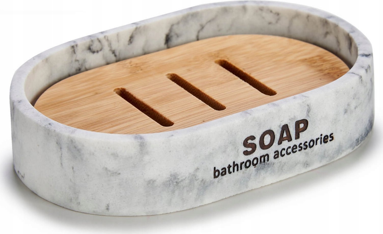 Berilo Mydelniczka SERENE z bambusowym ociekaczem