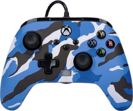 Pad PowerA PowerA Xbox Series Pad przewodowy Enhanced Blue Camo
