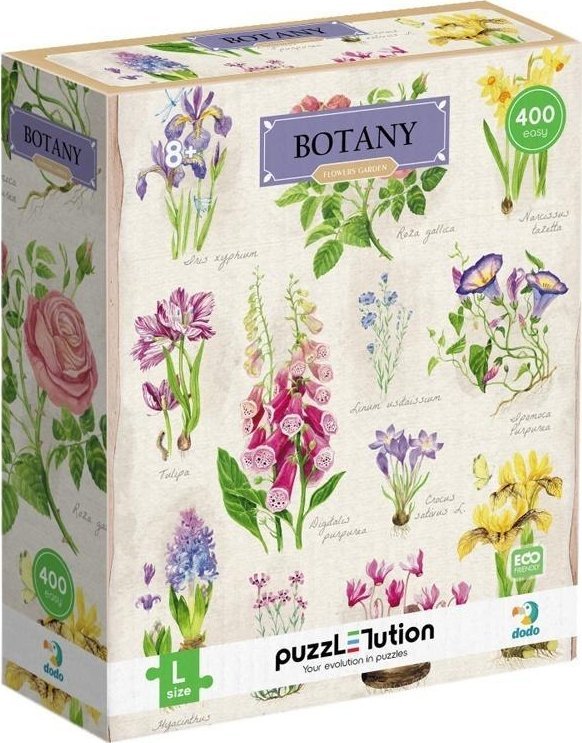 Puzzle Easy-L Botanika. Ogród kwiatowy