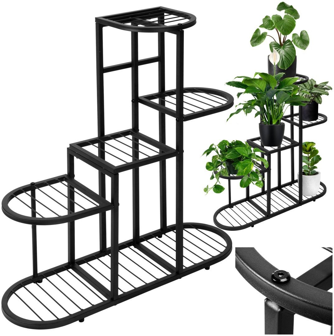 Kwietnik loftowy metalowy STIGAN czarny