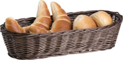 WickerPL Wiklinowa Owalna Taca na Pieczywo 33x16 H8 cm