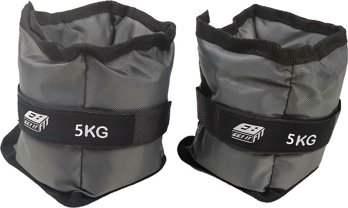 Eb Fit Obciążenia na przeguby 2x5kg szare