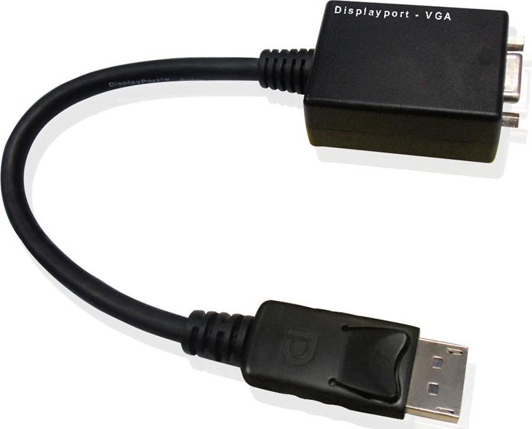 Adapter AV Art DisplayPort - D-Sub (VGA) czarny (AL-OEM-85)