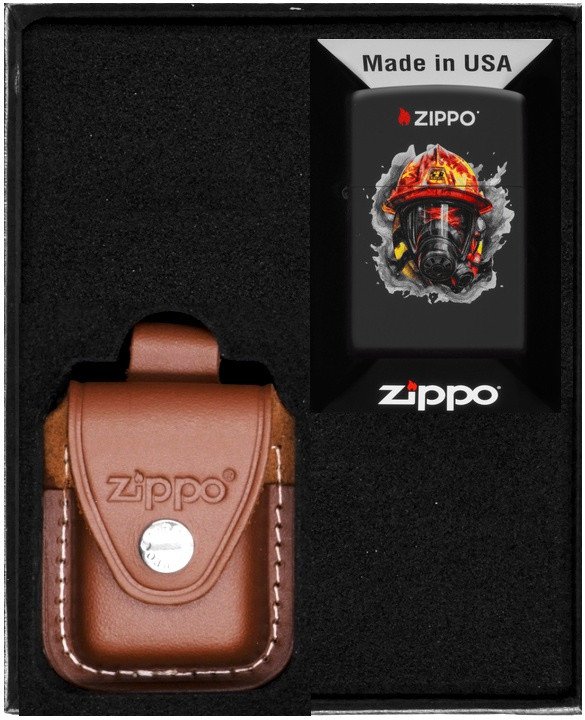 Zestaw ZIPPO Zapalniczka FIREFIGHTER DESIGN Prezentowy No2