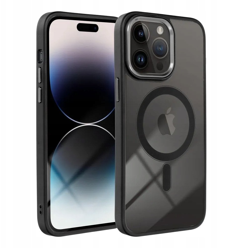 Futerał COLOR EDGE MAG COVER kompatybilny z MagSafe do IPHONE 16e (SE 4 2025) czarny