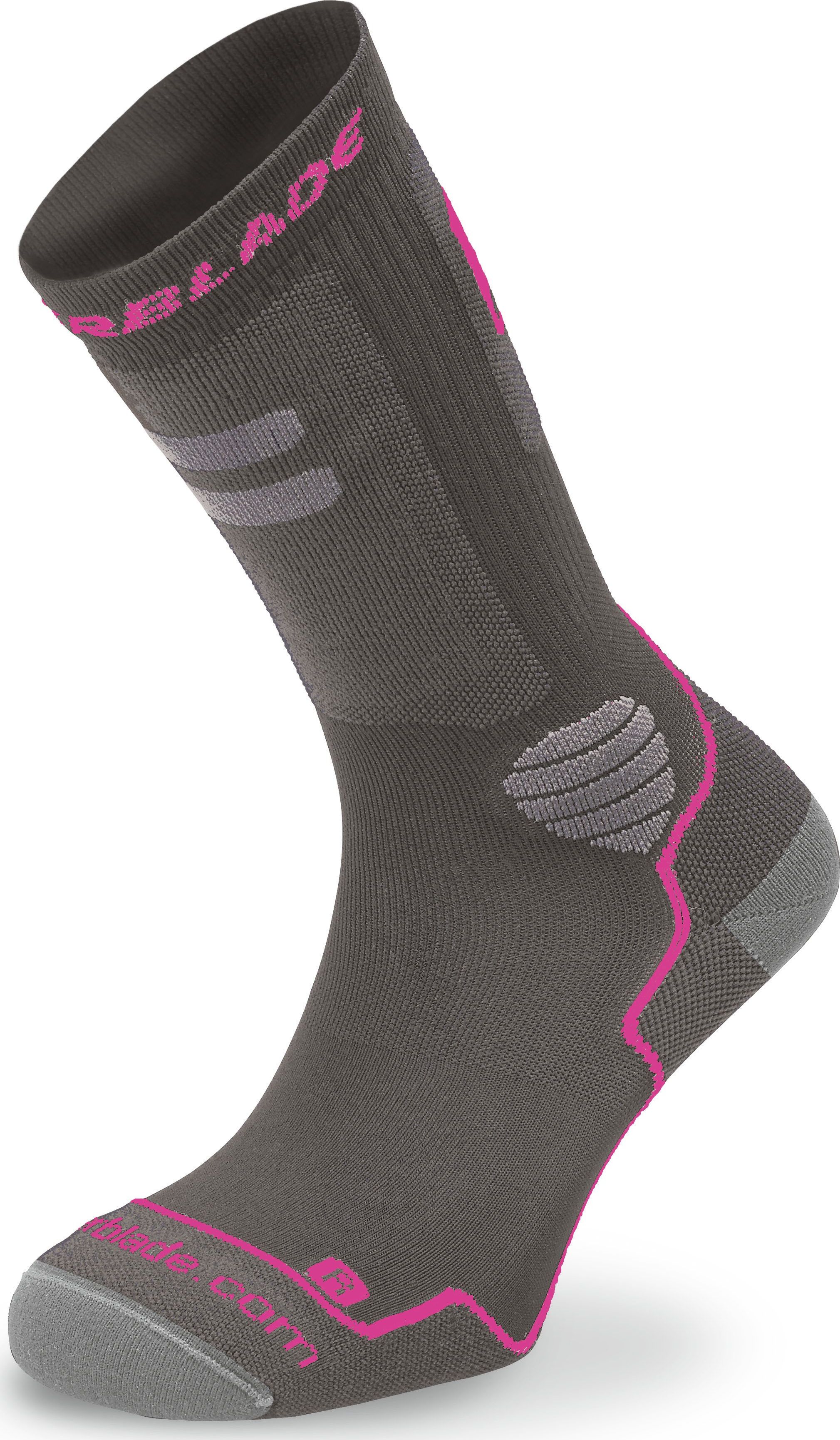 Rollerblade Skarpety damskie Rollerblade High Performance Socks W Dark Grey / Pink 2021 43-46