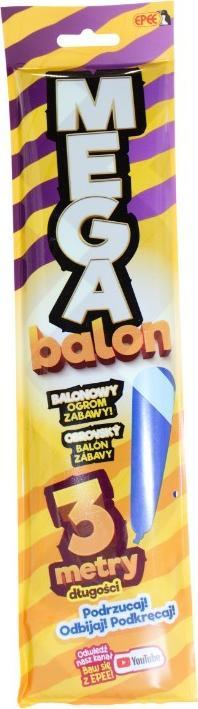 Epee MegaBalon 3 metrowy duży balon niebieskie zygzaki