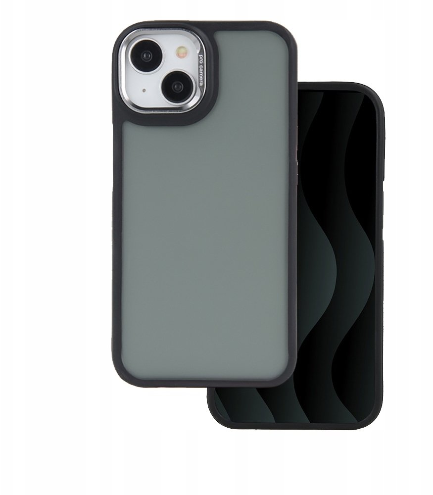 Nakładka Crystal Black do Samsung Galaxy S25 Plus szara