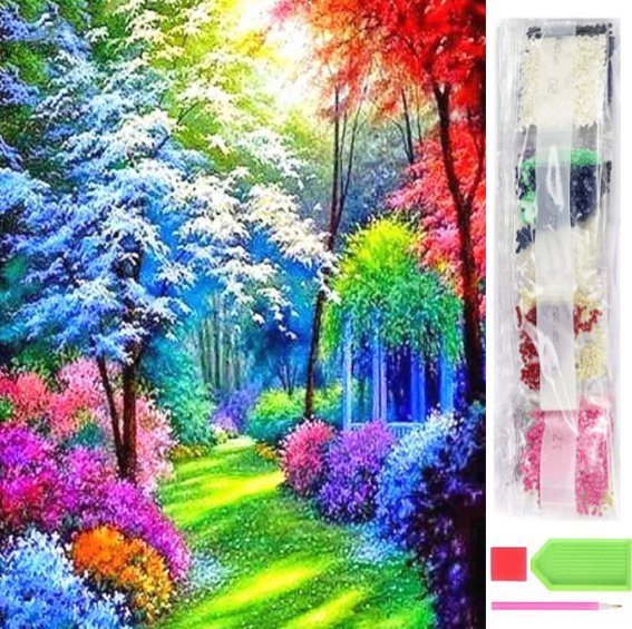 Norimpex Diamentowa mozaika Kolorowy las 1006292