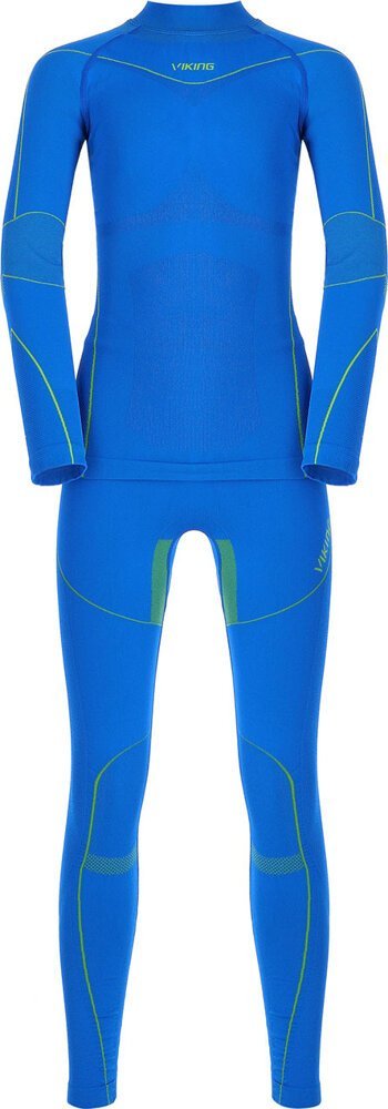 Viking Bielizna termoaktywna dla dzieci Fliper Set niebiesko-żółta 500-25-7412-1564 116-128cm