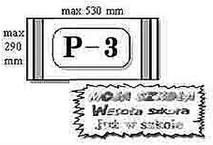 IKS OkĹ‚adka samoprzylepna p-3
