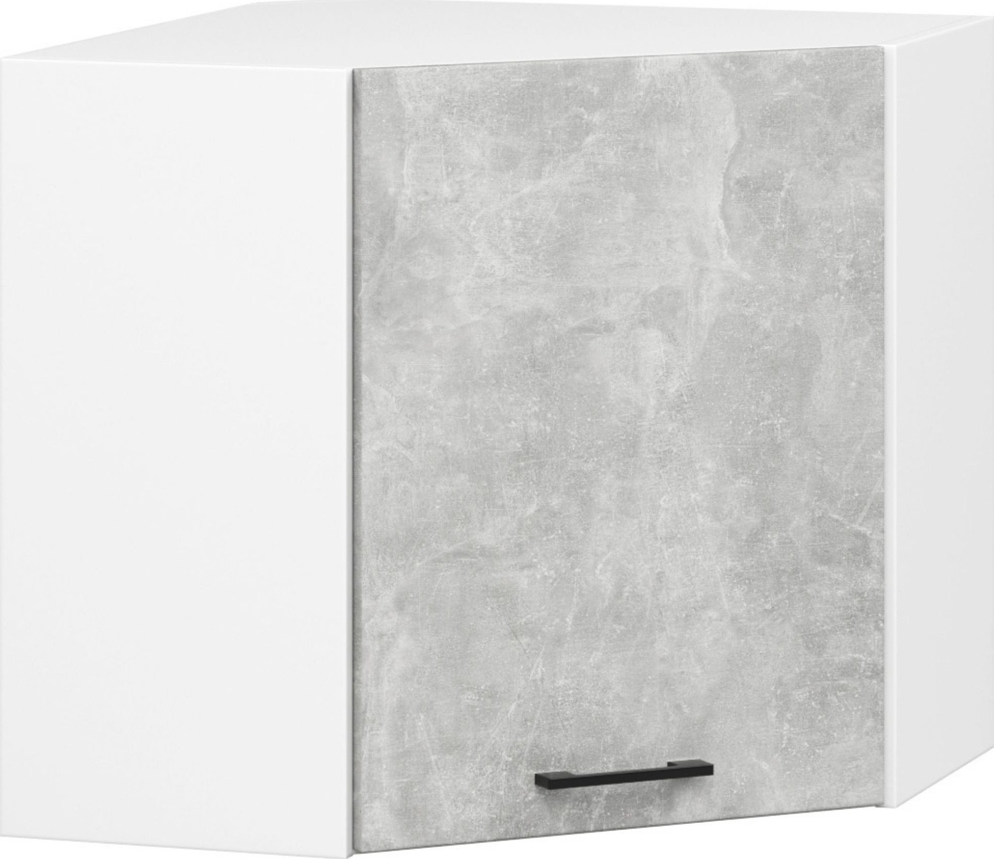 Fabryka Mebli Akord WISZĄCA SZAFKA KUCHENNA NAROŻNA OLIWIA W 60/60cm BIAŁA / BETON