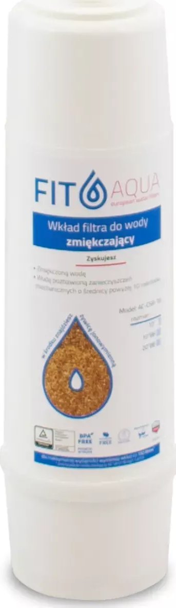 Fit Aqua AC-CSR-10 Filtr zmiękczający ze złożem jonowymiennym 10 cali