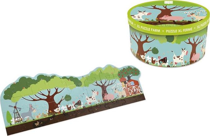 Scratch Scratch Puzzle podłogowe FARMA 36 szt.