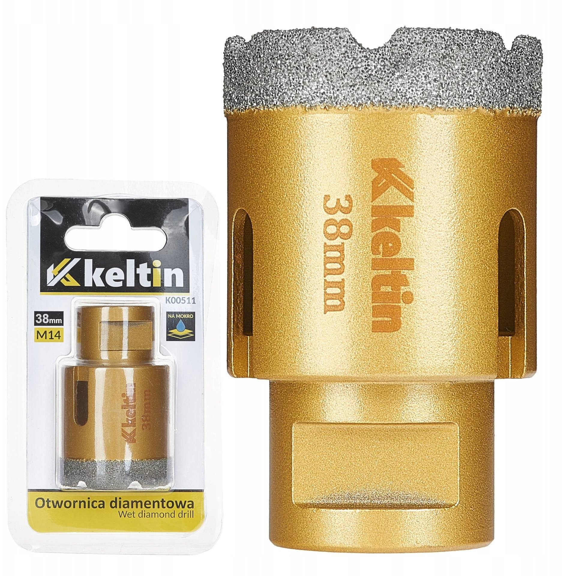 Otwornica diamentowa do gresu 38mm M14 (100)