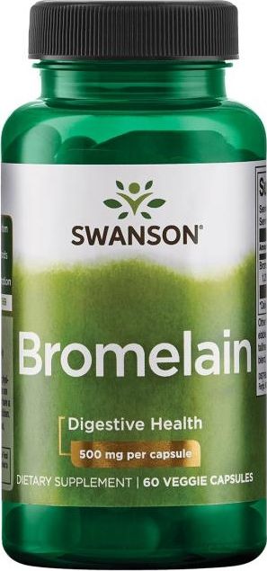 Swanson Swanson - Bromelaina, 500mg, 60 vkaps