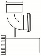 Almeva STARR Kolano renowacyjne DN80 UV Stabilne Czarne