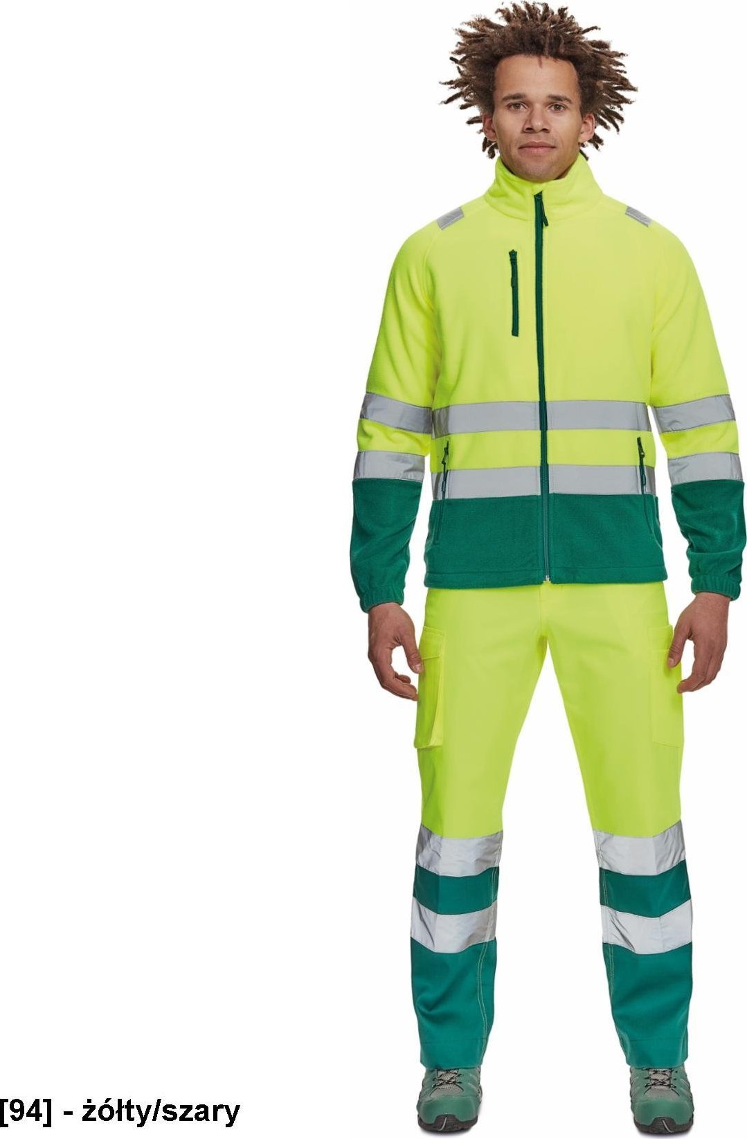 CERVA SEVILLA HV - bluza polarowa - żółty/szary XXL