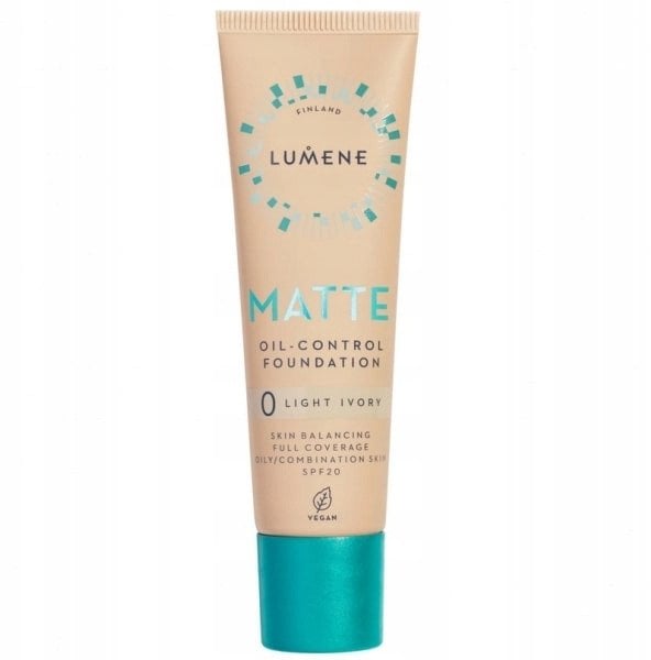 LUMENE_Matte Oil-Control podkład matujący do twarzy SPF20 0 Light Ivory 30ml