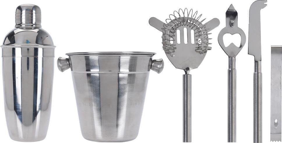 Excellent Houseware Zestaw barmański wiaderko akcesoria barowe