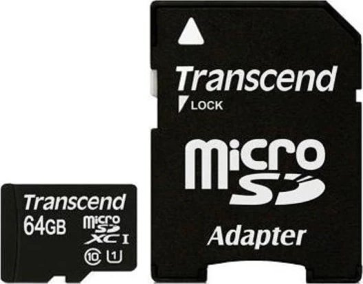 Karta Transcend MicroSDXC 64 GB Class 10 UHS-I (TS64GUSDXC10)