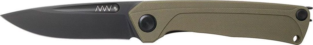 Yss ANV Knives Z200 DLC BLACK G10 OLIVE ANVZ200-021