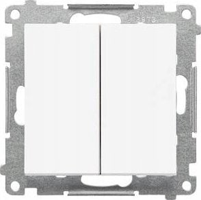 Kontakt-Simon Łącznik świecznikowy Kontakt-Simon 55 TW5.01/111 moduł 10 AX, 250V~, szybkozłącza biały mat