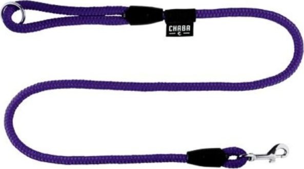 Chaba CHABA - Smycz linka 6mm/1,3m Fioletowa