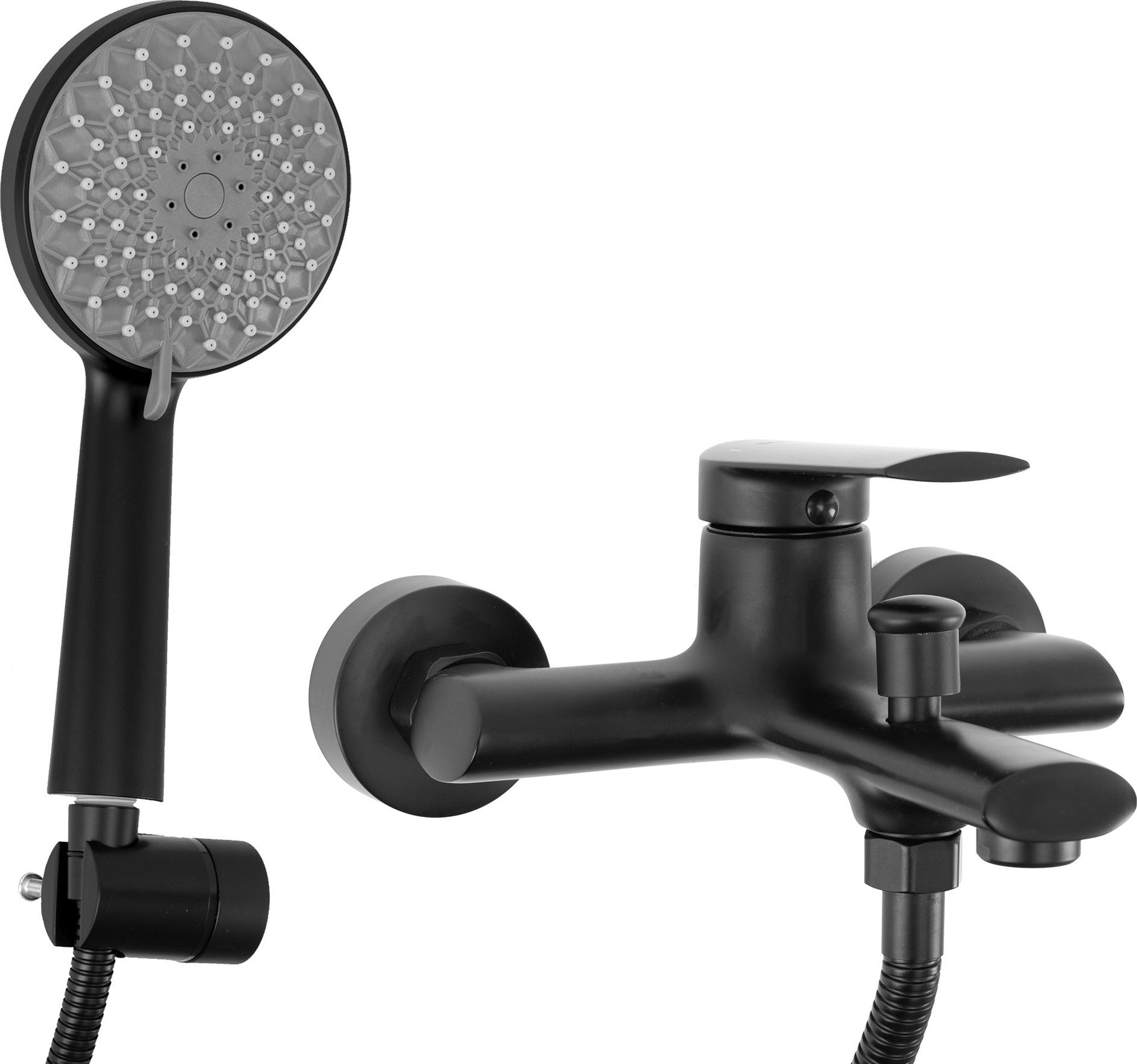 Bateria wannowa Rea Buzz ścienne czarny (REA-B3421)