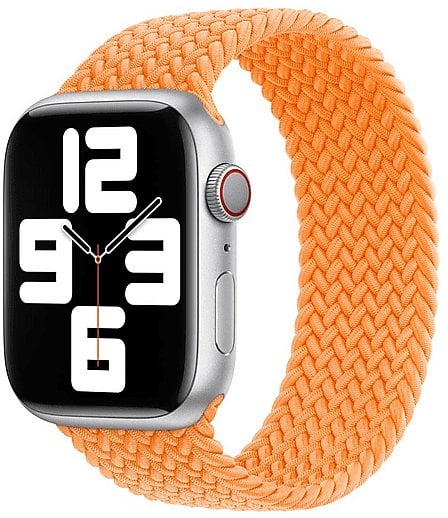 Apple Opaska WATCH BRAIDED STRAP SOLO MQYN3ZM/A 44/45/46/49MM BRIGHT ORANGE SIZE 5 ORYGINALNA PLOMBA