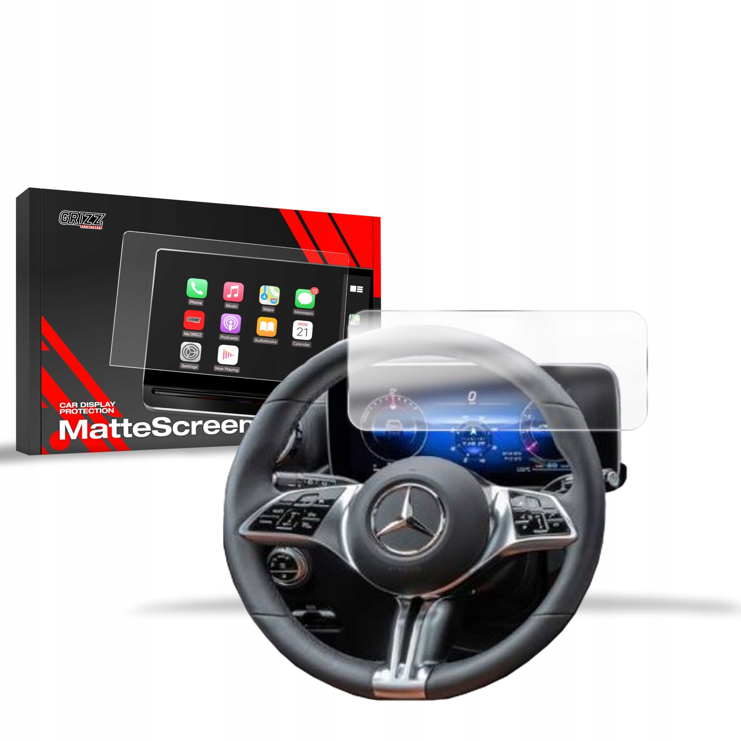 GrizzGlass Folia matowa CarDisplay Protection do Mercedes GLC X254 VC (2022-2025)