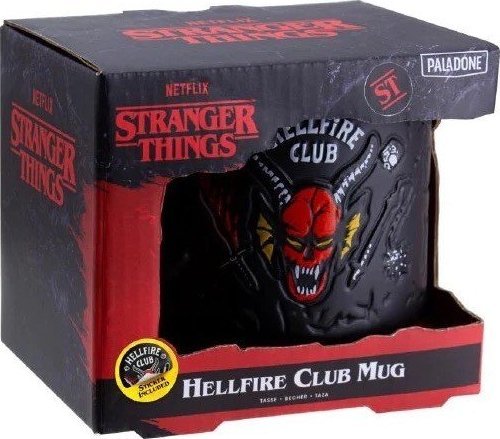 Paladone KUBEK STRANGER THINGS PIEKIELNY KLUB TŁOCZONY 400ml