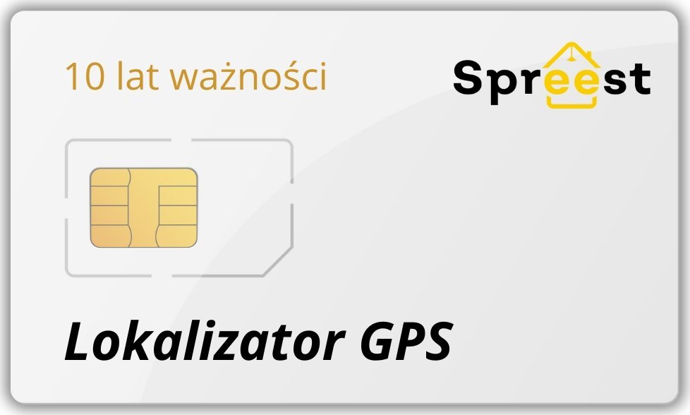 Spreest USŁUGA KONFIGURACJI GPS Z KARTĄ SIM WAŻNĄ 10 LAT OPŁACONA NA 16 MIESIĘCY