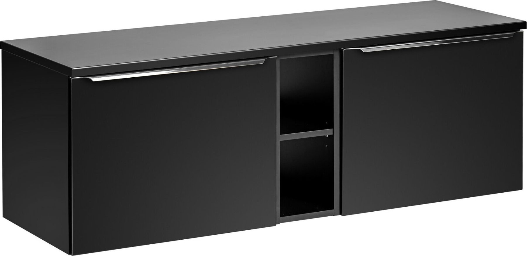 Comad Szafka pod umywalkę nablatową, Santa Fe, 140x46x46 cm, czarny, mat