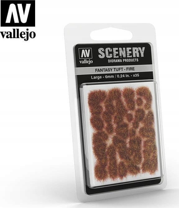 Vallejo Vallejo: Scenery - Fantasy Tuft - Fire (6 mm)x35