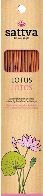 Sattva Natural Indian Incense naturalne indyjskie kadzidełko Lotos 15szt.