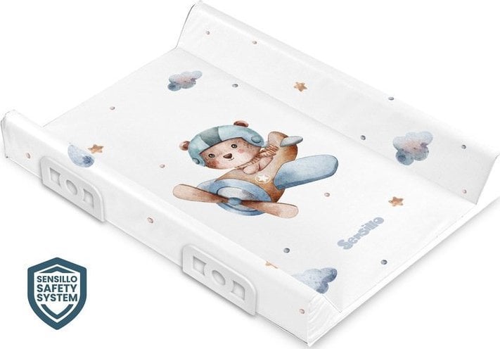 Sensillo PRZEWIJAK USZTYWNIANY SAFETY SYSTEM 70 CM – NIEBO SAMOLOT Z MISIEM