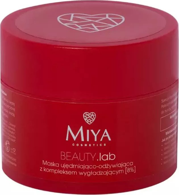 Miya Beauty Lab maska ujędrniająco-odżywiająca z kompleksem wygładzającym 8% 50ml
