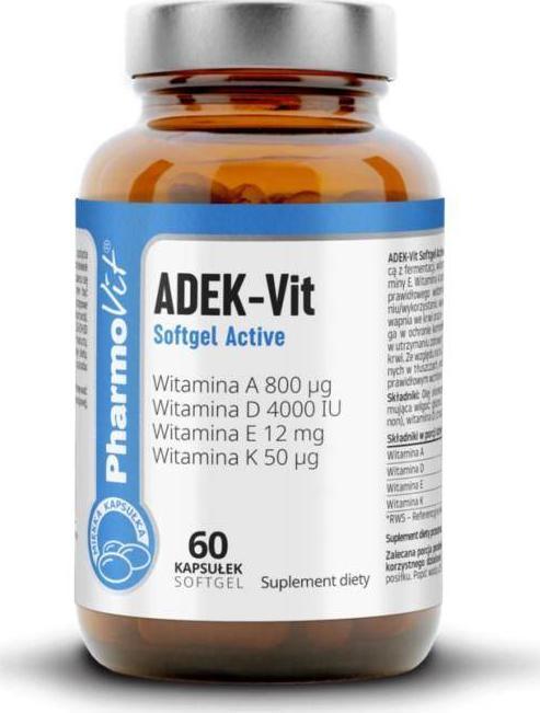 Pharmovit PHARMOVIT ADEK-VIT SOFTGEL ACTIVE 60 KAPS