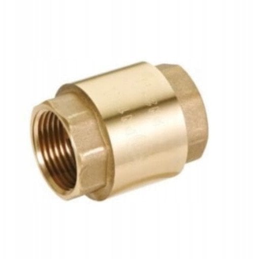 SPRING CHECK VALVE F-F 1/2" METAL PISTON