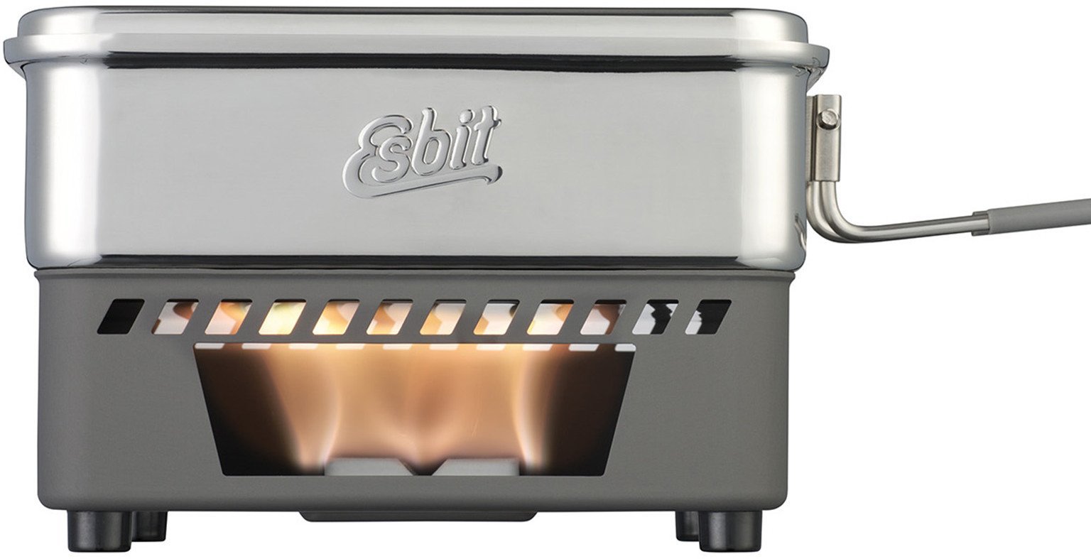 Kuchenka turystyczna Esbit Solid Fuel Cookset 1100 ml - steel