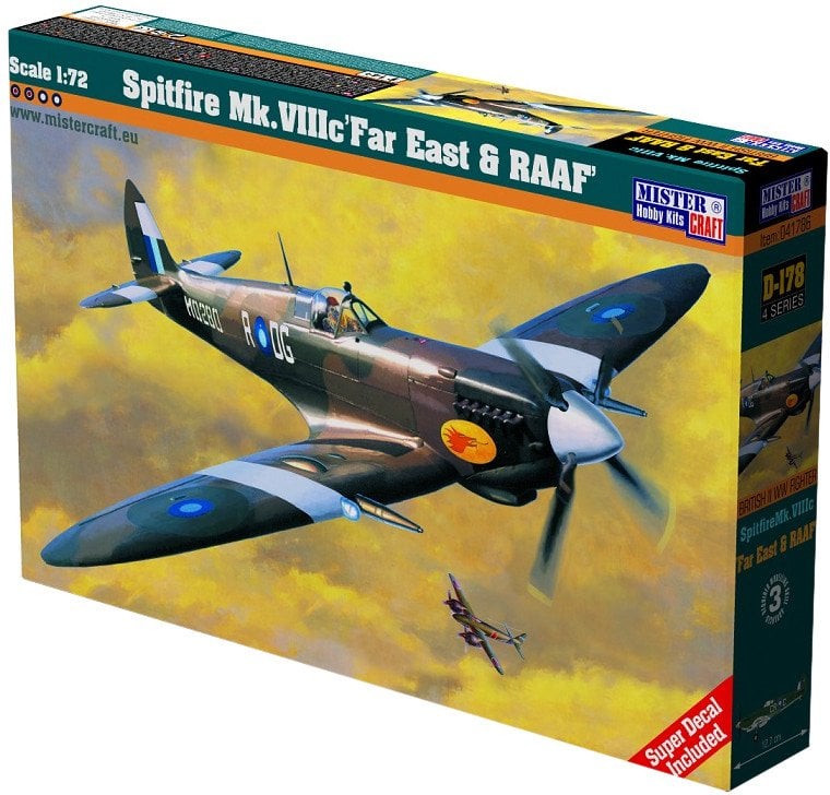 Model samolotu do sklejania Spitfire Mk. VIIIC Far East & RAAF D-178