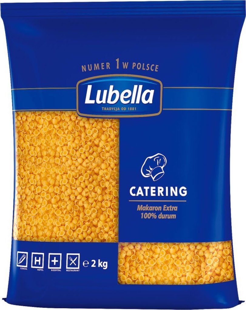 Lubella Lubella Catering Makaron muszelki małe 2 kg