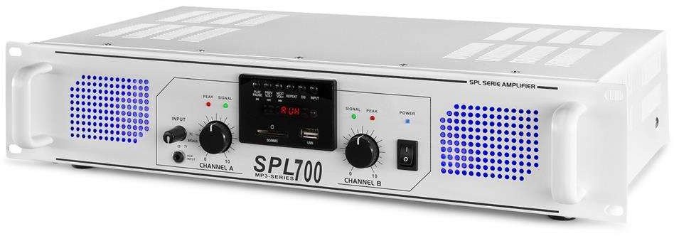Wzmacniacz SPL 2x 350W 700MP3 Skytec one size