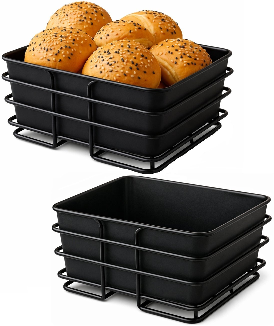 KOSZYK KWADRAT CZARNY