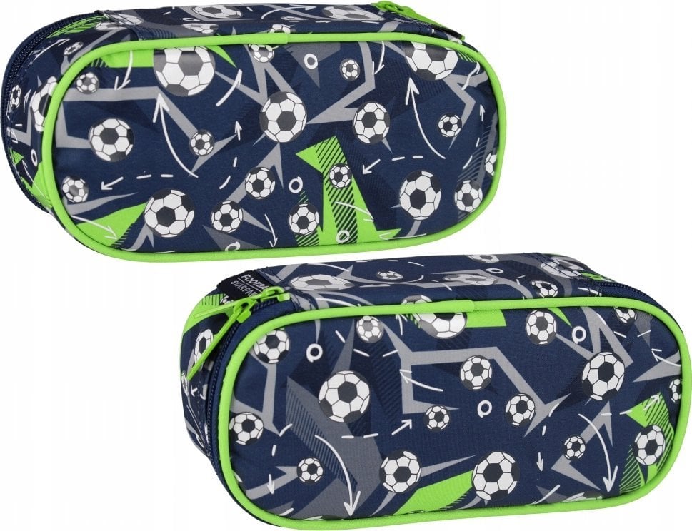 Piórnik Starpak PIORNIK SASZ OWAL 1ZAM FOOTBALL ALLOVER STK12/48