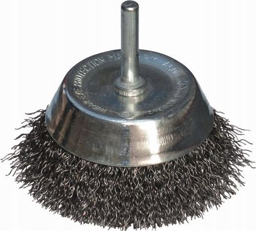 Abraboro Szczotka doczołowa 75 mm ABRABORO - drut falisty, trzpień