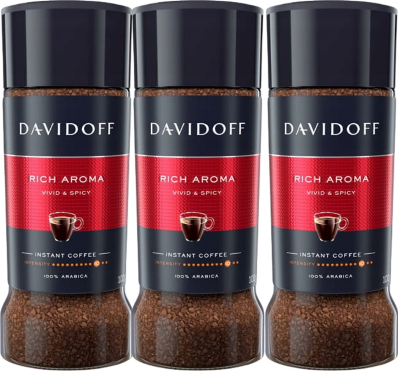 Davidoff Rich Aroma Kawa Rozpuszczalna 100g x3 Arabika