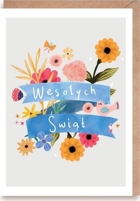 Cardie Kartka okolicznościowa Wesołych Świąt!, eko K167