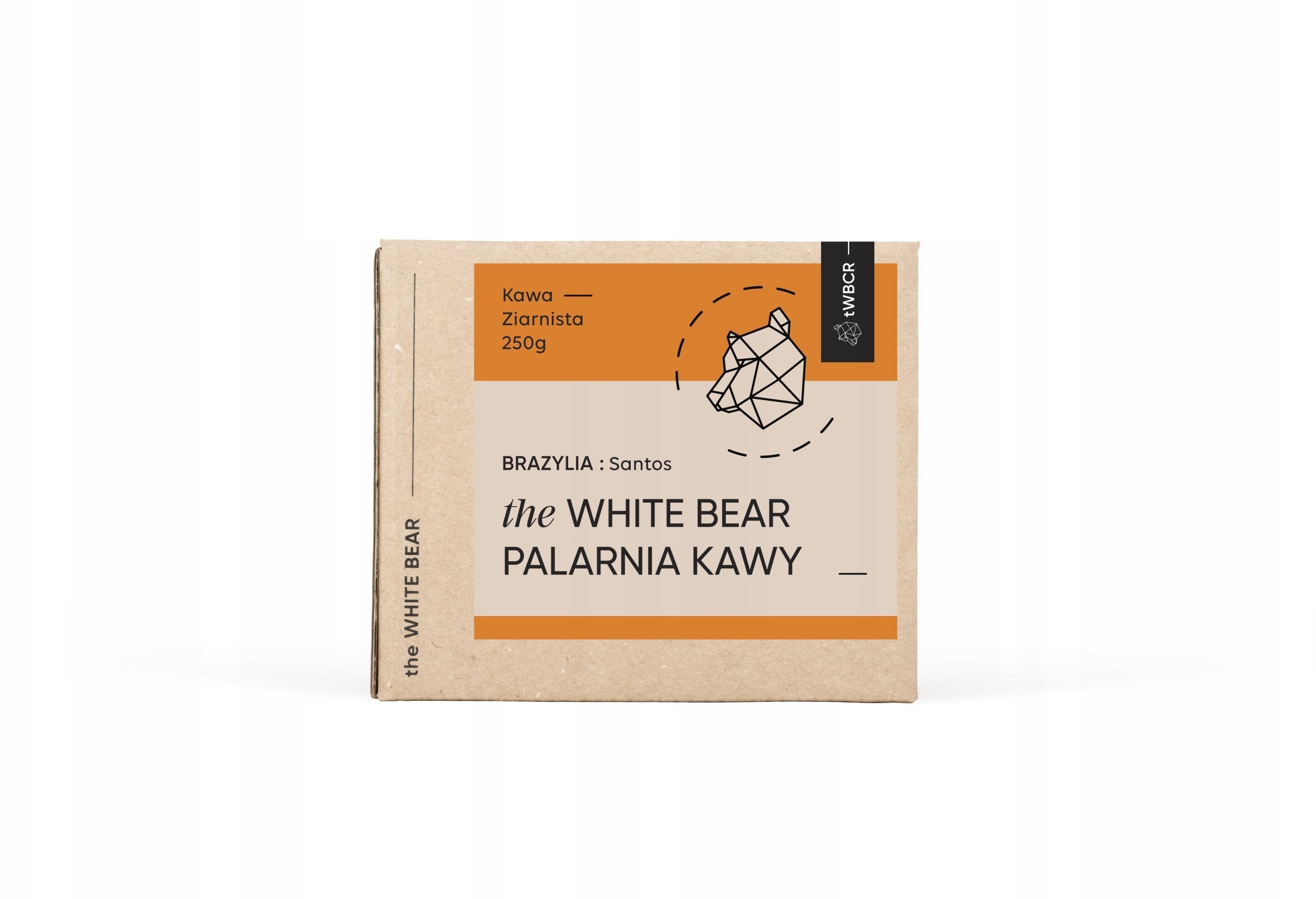 Kawa ziarnista The White Bear Kawa ziarnista Brazylia Santos 250g